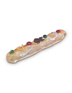 Kerststaaf met decoratie