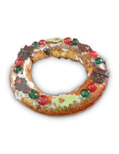 Kerstkrans met decoratie