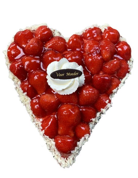 Hartenvlaai aardbeien (6pers.)