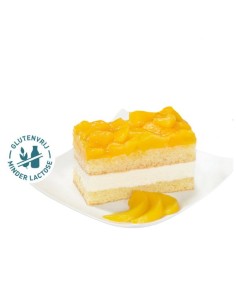 Gluten-Lactosevrij Perzik Roomkaas Gebak