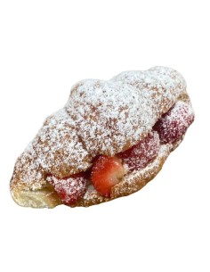 Aardbei Roomcroissant