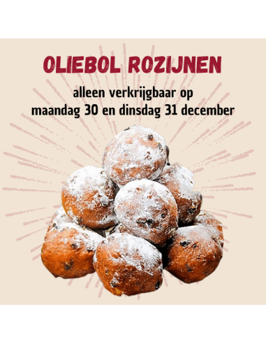 Oliebollen met rozijnen