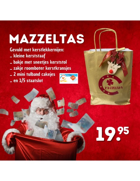 Mazzeltas met 1/5 staatslot