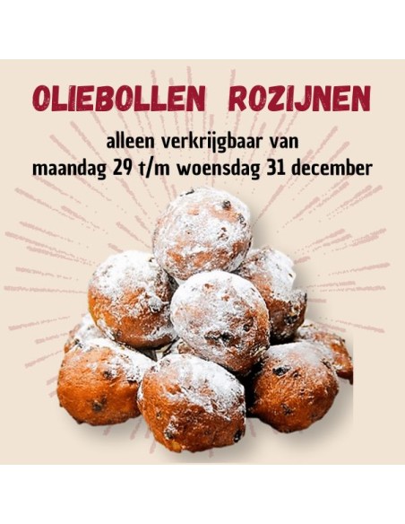 Oliebollen rozijnen